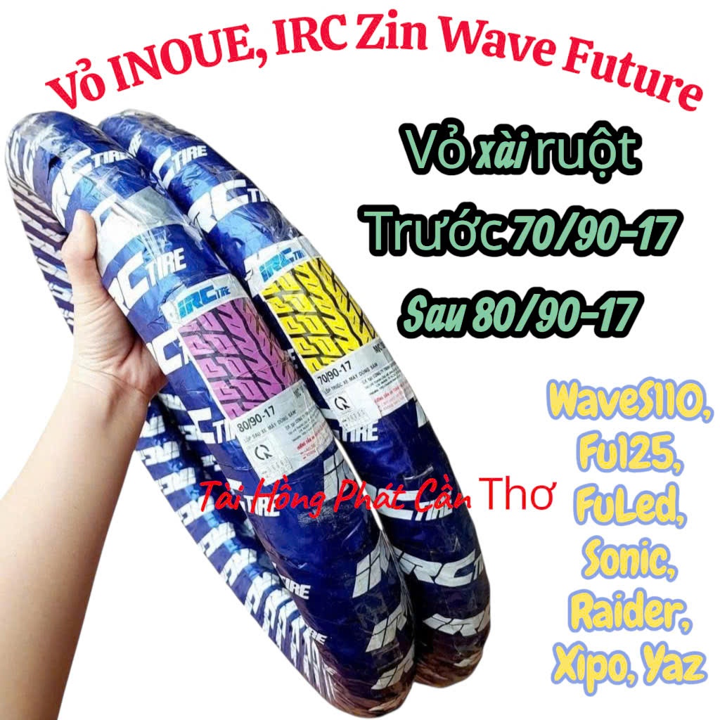 Vỏ INOUE, IRC ZIN Gắn Wave,Future Sử Dụng Ruột, Xài Ruột, Mã Gai IRC NR69 Trước 70, Sau 80 ,....