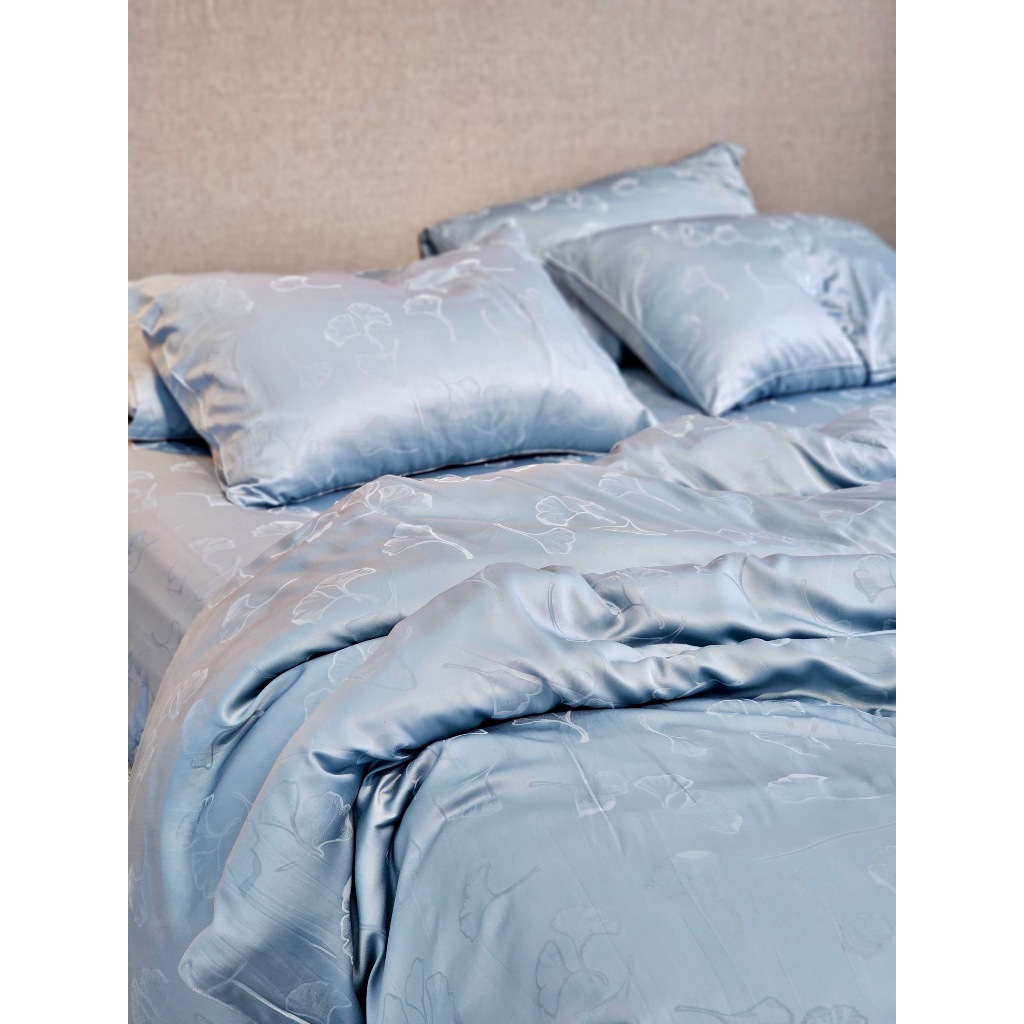 Vỏ Chăn Lồng được Ruột BAMBOO Dệt Vân OCTOBER BEDDING size 200x220 220x240 Thấm hút tốt Thoáng mát C