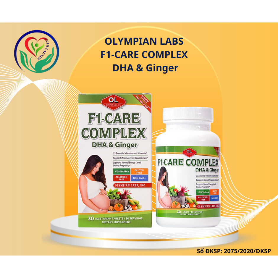 OLYMPIAN LABS F1-CARE COMPLEX - VITAMIN TỔNG HỢP CHO PHỤ NỮ MANG THAI VÀ CHO CON BÚ (H/30V)