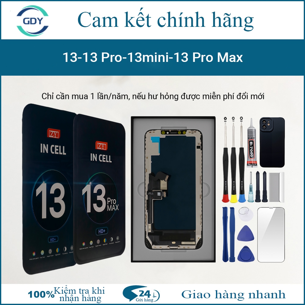 Màn hình ZY-GX chính hãng tương thích với IP 13/13 Pro/13 mini/13 Pro Max , Bảo hành 12T
