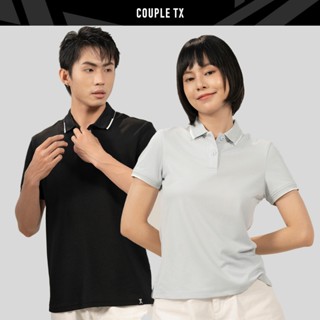  Áo Polo Nam Nữ Couple TX  PE Cool Mát Lạnh Vải Mịn Trơn Bo Sọc Form Regular PO 057 