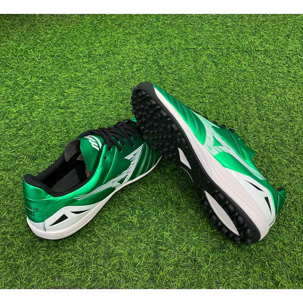Giày Đá Bóng Ráp Đế Mizuno Neo 4 ( Đế Có Đệm EVA Giảm Chấn ) - Xanh Lá