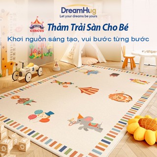  Dreamhug Thảm Trải Sàn Cho Bé Chống Trượt Họa Tiết Hoạt Hình Êm Ái Gấp Gọn Cuộn Tập Bò Tập Đi 