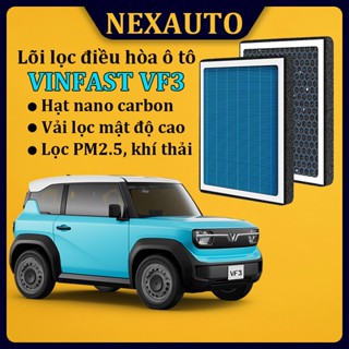 Lọc gió điều hòa VinFast VF3, trang bị màng lọc HEPA 2.5 và than hoạt tính