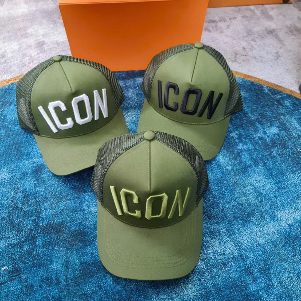 Mũ kết icon rêu phối lưới - Nón lưỡi trai kaki xanh rêu icon đuôi lưới dsp2 thời trang boy gilr phố 