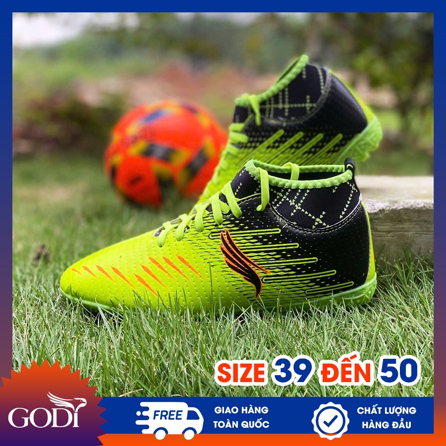 Giày bóng đá bigsize 45-46-47-48-49-50, Giày đá banh cổ cao thun co giản só lớn cở bự 45 size 46 size 47 size 48 49 50