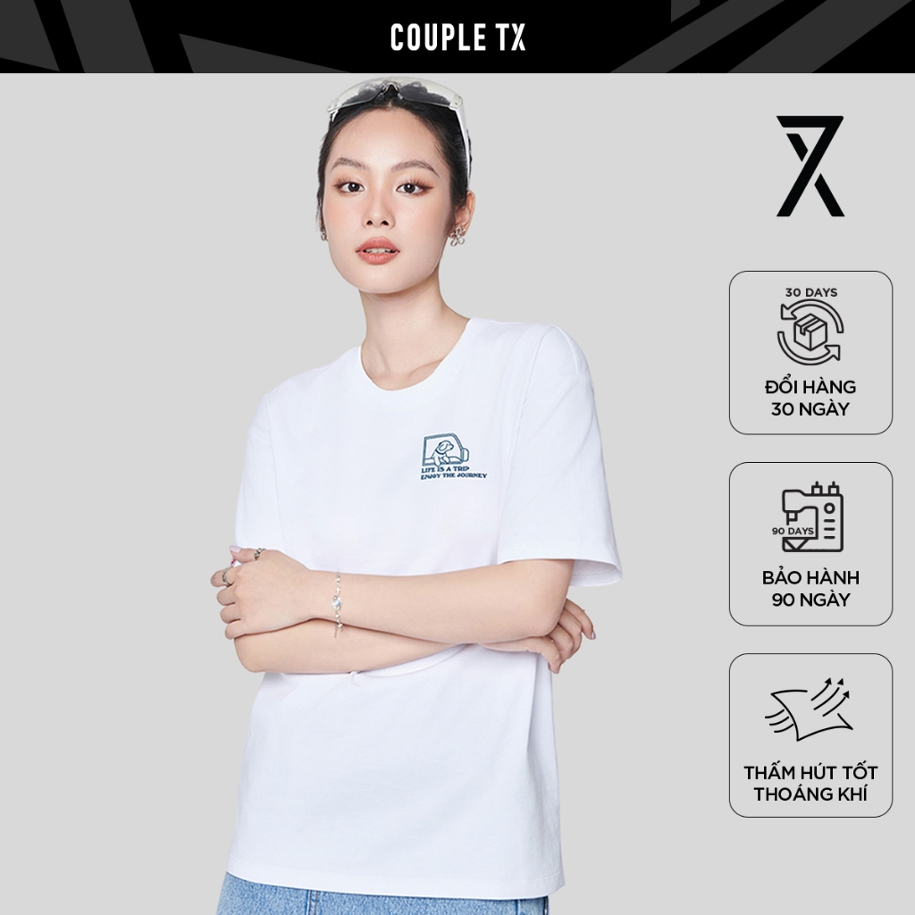 Áo Thun Nữ Couple TX IN Logo Cool Regular Fit WTS 2373