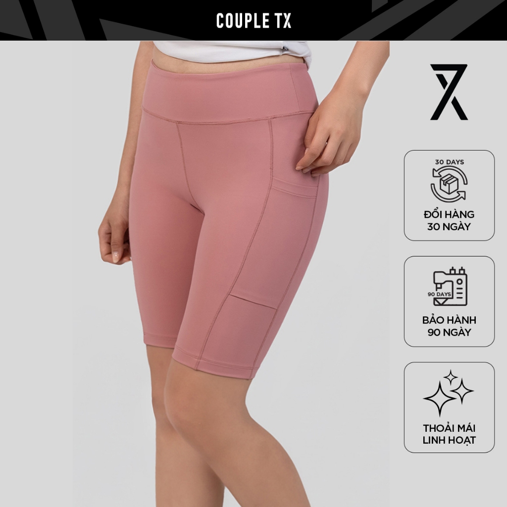 Quần short Nữ Couple TX Form Ôm Thun 2 Da WSR 2051