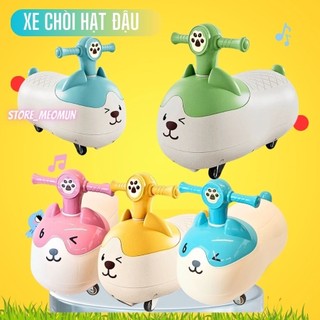  Xe Chòi Chân Hạt Đậu Hình Mèo Đủ Màu Cho Bé Xe Củ Lạc Cho Bé Trai Gái 1 đến 4 tuổi Tuổi Có Đèn Nhạc   Kho Hàng Lexnew Bé 
