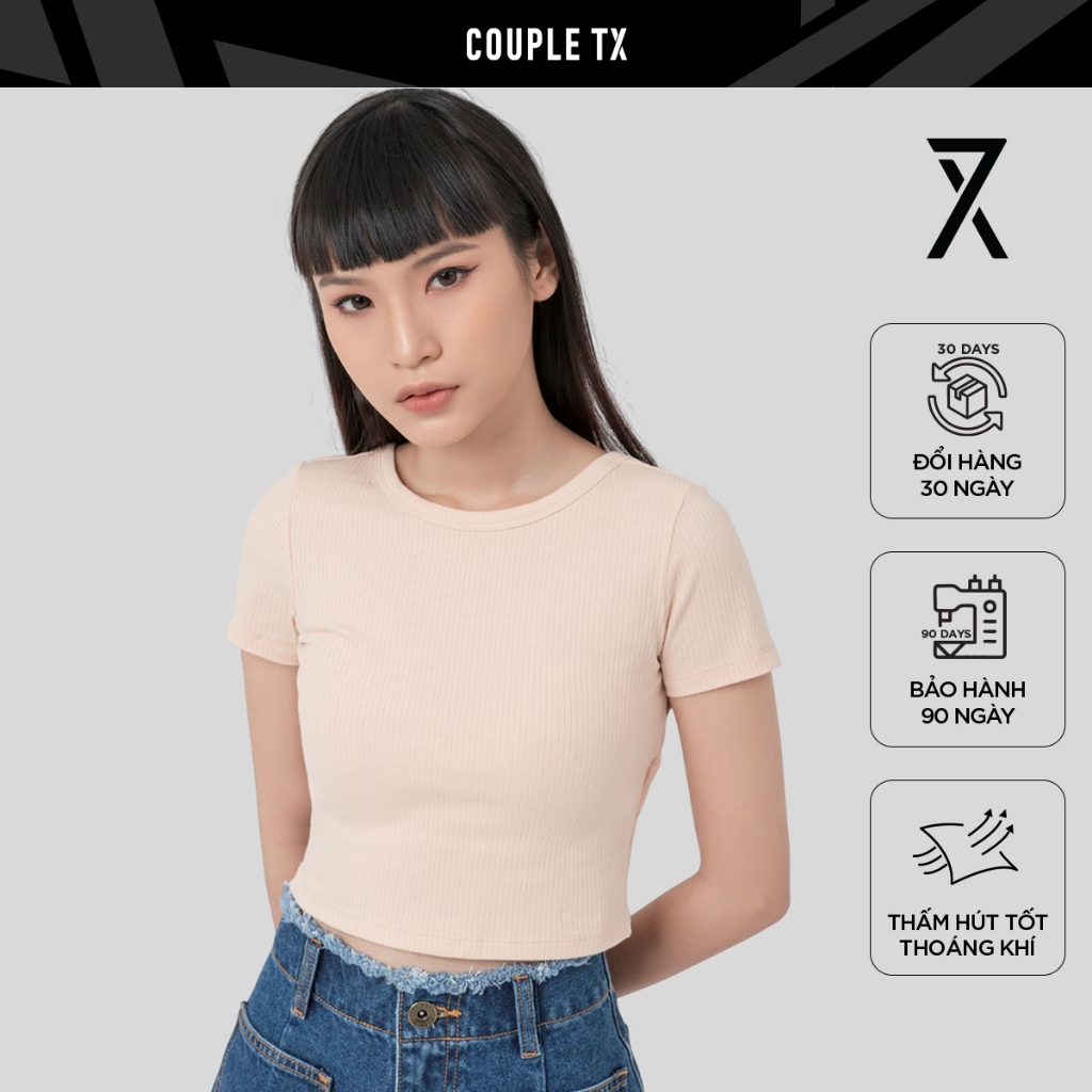 Áo thun Nữ Couple TX Đắp Chéo Thân Sau WTS 2165