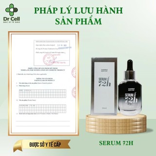 Serum 72h Dr Cell 30ml cấp  ẩm căng bóng da