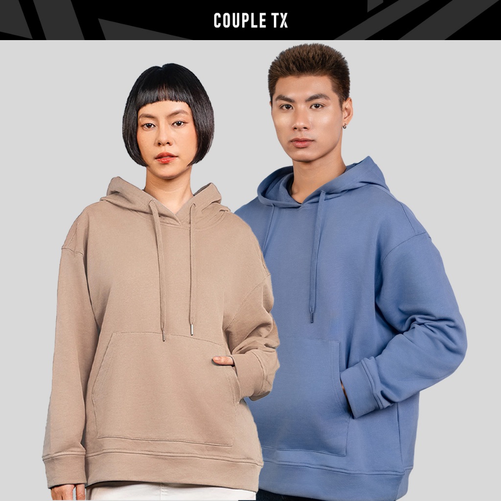 Áo Hoodie Nam Nữ Couple TX Basic Thời Trang Form Oversize HO 020 - 021