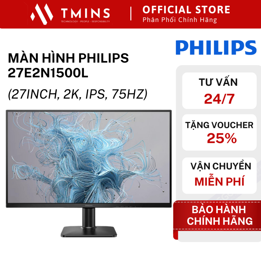 Màn hình Philips 27E2N1500L (27Inch, 2K, IPS, 75Hz) - Hàng chính hãng