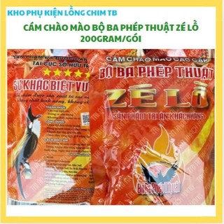 COMBO 05 GÓI CÁM ZÉ LỒ BỘ BA PHÉP THUẬT CHO CHIM CHÀO MÀO (200GRAM/GÓI) (CHUYÊN CHIM THI GIẢI TUẦN)