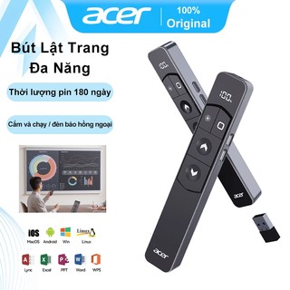 Acer F102 Bút Lật Trang Đa Năng | Remote Trình Chiếu PPT | Bút Laser Pointer