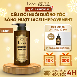   DEAL SỐC HÔM NAY  Dầu Gội Hỗ Trợ Phục Hồi Tóc Hư Tổn Xơ Rối Dưỡng Ẩm Lacei Improvement 500ml 
