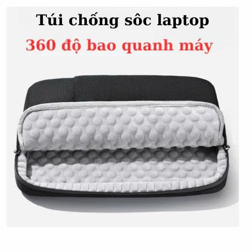 Túi Chống Sốc Laptop Macbook Bảo Vệ Toàn Diện 360 độ bao quanh máy tính