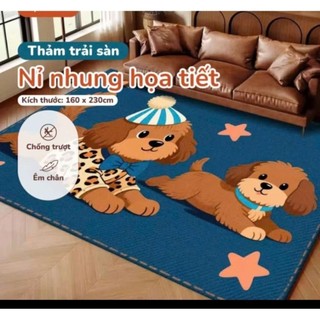  Thảm trải sàn bali 5D mẫu mới hót nhất 1m6x2m3 to 