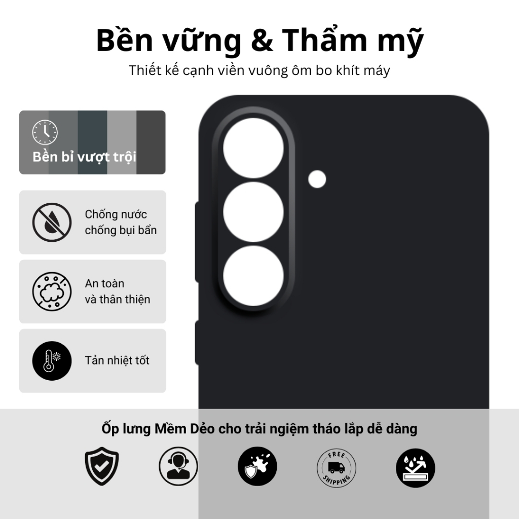 Ốp Lưng Samsung S22, S23, S22 Plus, S23 Plus, S23 Fe Chống Sốc, Bảo Vệ Camera toàn diện | CASEAI