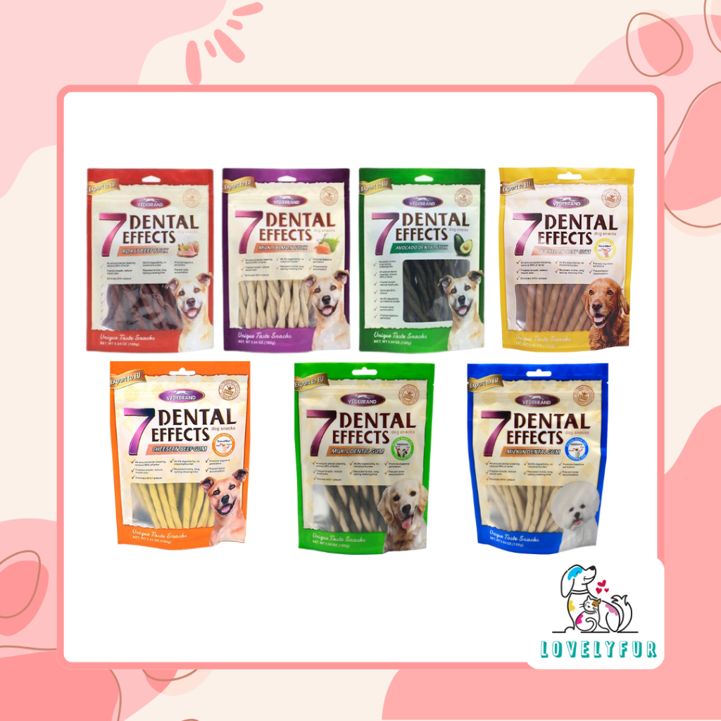 Xương nhai bổ sung dinh dương, giúp sạch răng miệng 7 Dental Effects ( Siêu rẻ) 60g - 100g - 160g