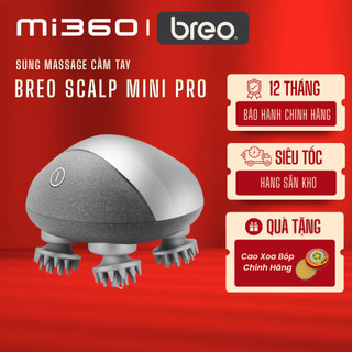  Máy Massage Đầu BREO SCALP MINI PRO - Kích Thích Mọc Tóc Với Tia Hồng Ngoại - Massage Đa Điểm 