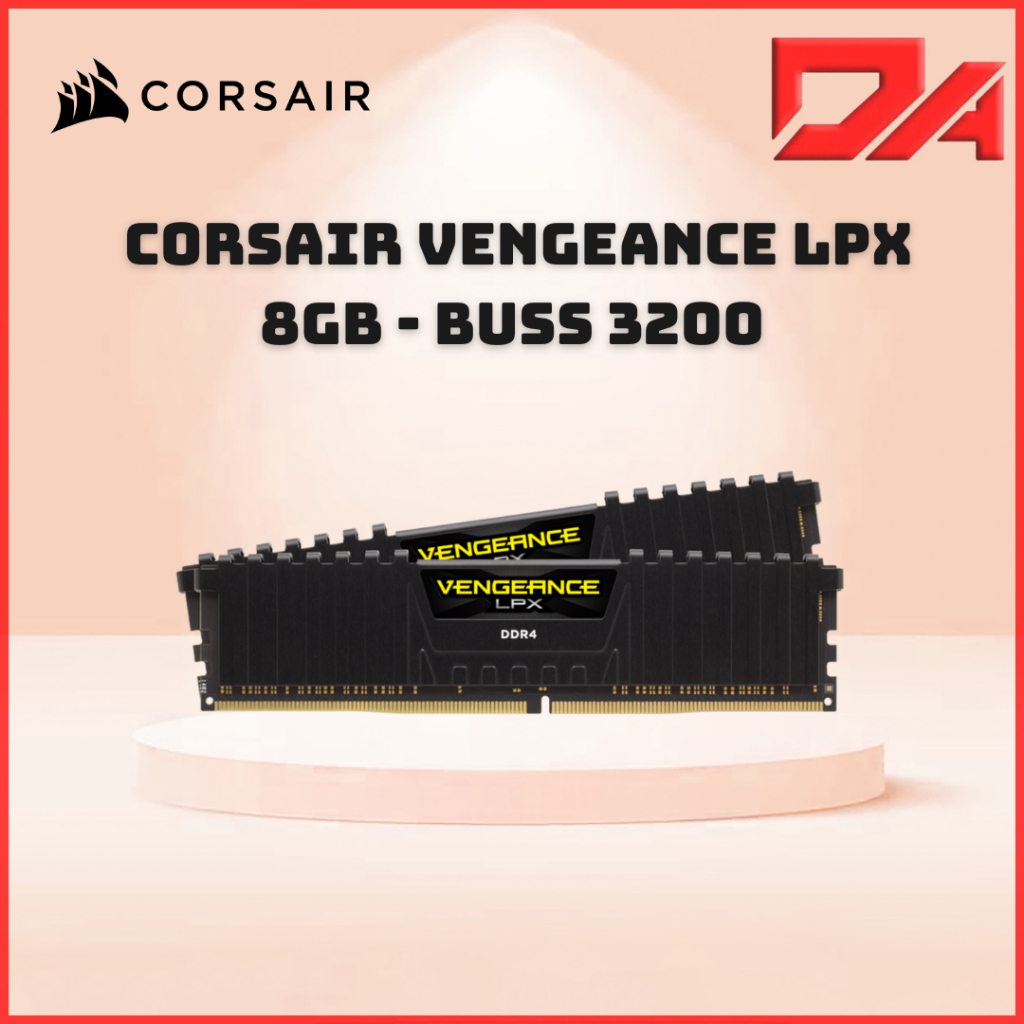 Ram Corsair LPX 8GB buss 3200 XỊN - Hỗ trợ CPU AMD đuôi G