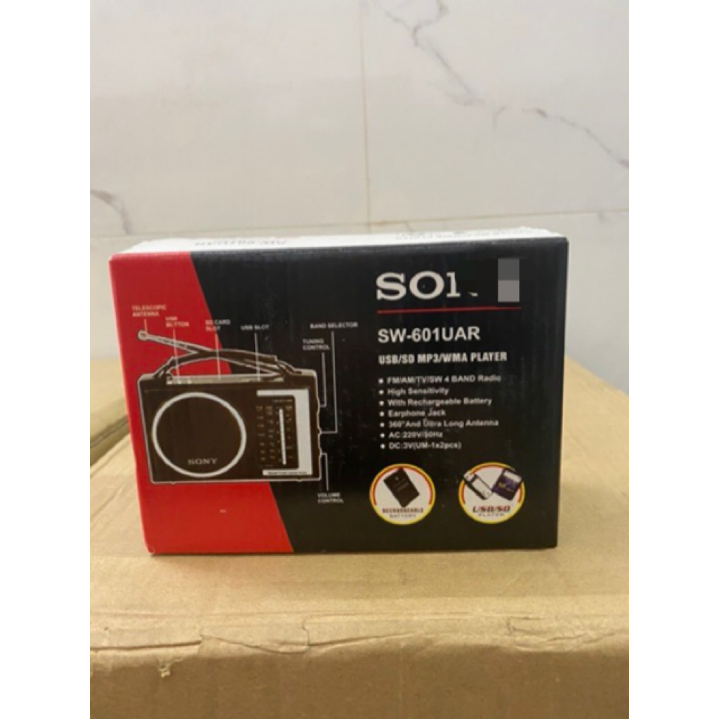 Radio SW-601u usb thẻ nhớ