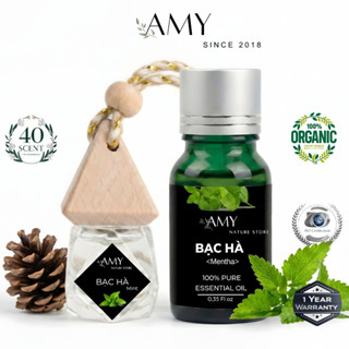 Tinh dầu bạc hà xông phòng ngủ thiên nhiên nguyên chất LT Farm 10ml đuổi chuột,xông tinh dầu