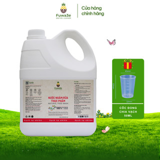  Nước rửa rau quả hữu cơ Fuwa3e can 3,8L_ Loại bỏ thuốc sâu khử mùi thực phẩm _100% enzyme lên men từ dứa 