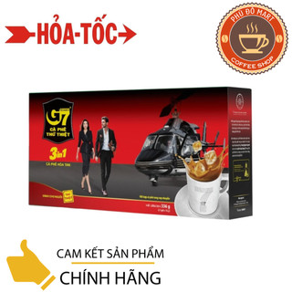 Cà phê sữa hoà tan g7 3in1 hộp 21 gói vuông - trung nguyên