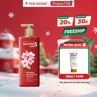   Live  Dầu gội Thái Dương 3 Gold hoa đào 500ml giảm rụng tóc giảm ngứa  tặng Tuýp GỘI  TẮM  7 Plus 50ml_Sao Thái Dương 