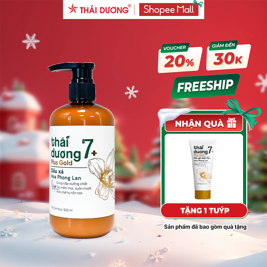 [Live] Mua 1 Dầu xả Thái Dương 7 Plus Gold 500ml Tặng 1 tube Thái Dương 7 Plus Gold 50g
