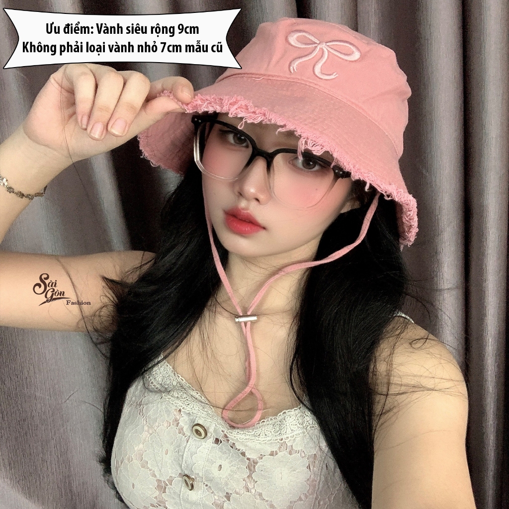 Mũ Bucket Vành Cụp | Nón Bucket chất Kaki thời trang Ulzzang Form Unisex Nam Nữ