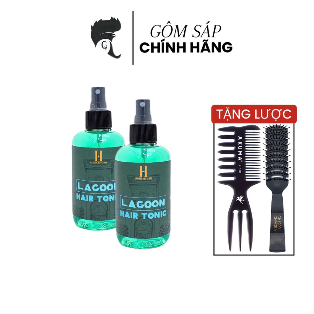Xịt tạo phồng tóc Lagoon Hair Tonic 50/200ml giúp phồng tóc và bảo vệ mái tóc