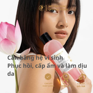  Toner nước cân bằng da Sen Hậu Giang Cocoon không chứa cồn,chất tạo bọt,tạo độ ẩm làm dịu da Mỹ Phẩm Nét Đẹp Vàng 310ml 