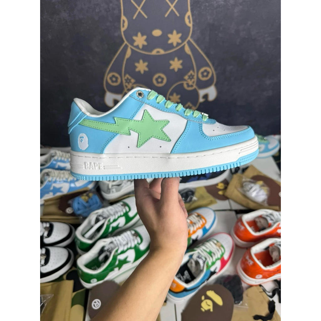 giày sneaker giày thểthao Ape bape star abathing sk8 low giày nam giày nữ