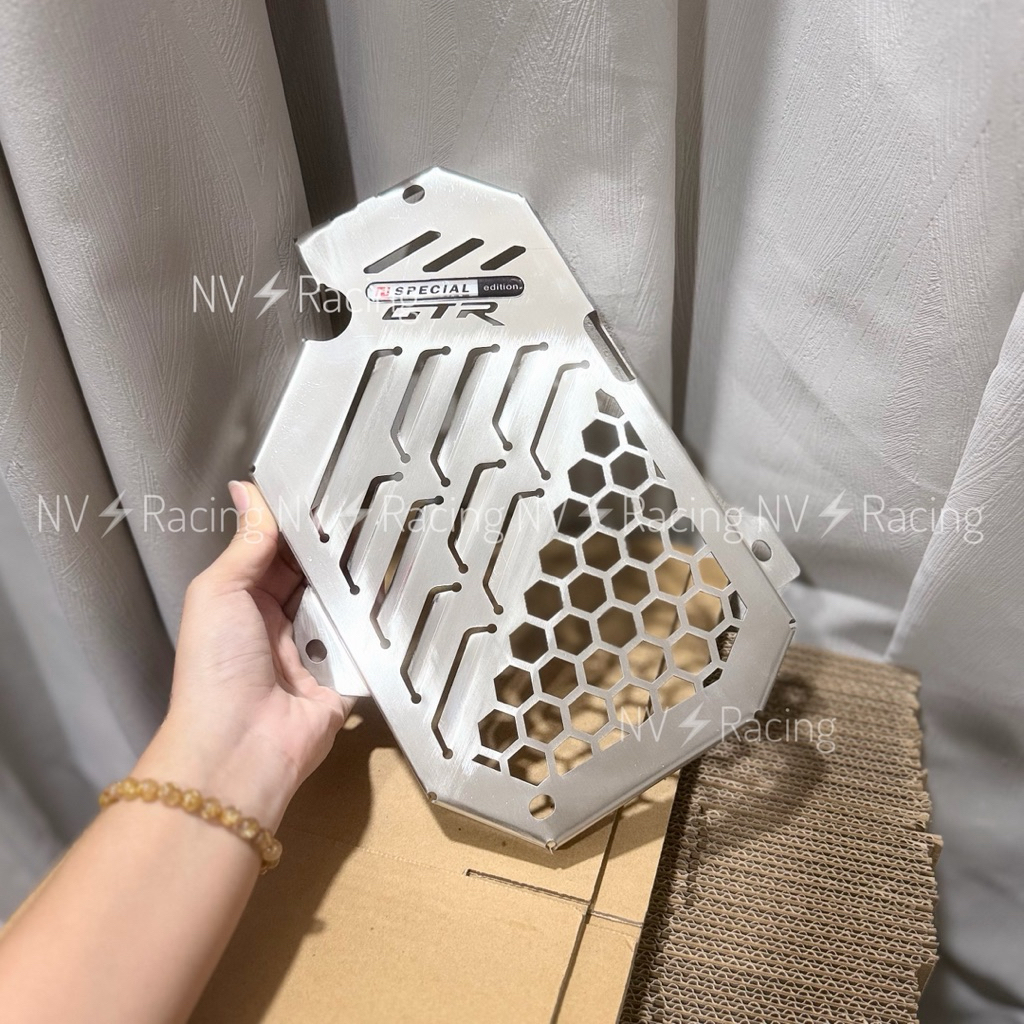 Che két nước Inox CNC Ver 2 Honda 4Val: Vario,Click 160/AB 4Val/Lead 4Val/Stylo 160/Giorno 125/PCX,A