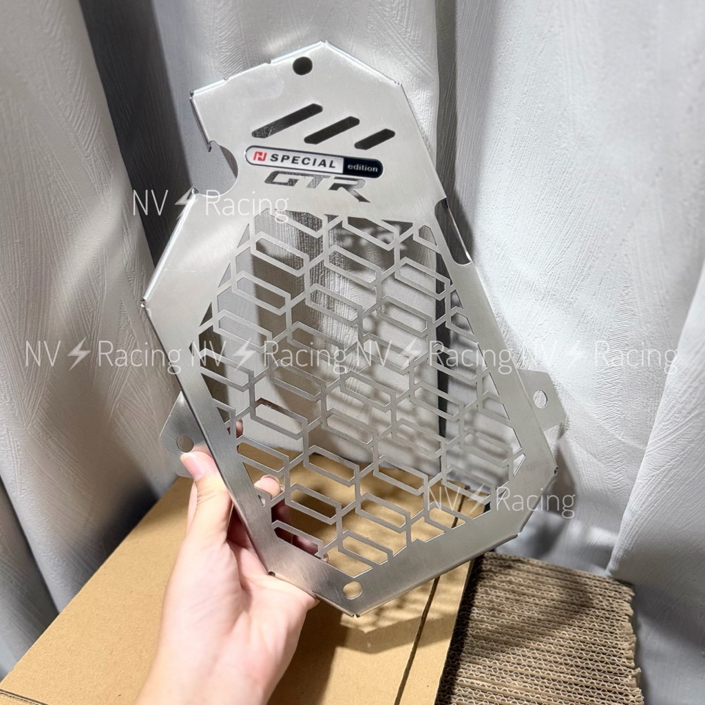 Che két nước Inox CNC Ver 1 tay ga 4Val: Vario,Click 160/AB 4Val/Lead 4Val/Stylo 160/Giorno 125/PCX,