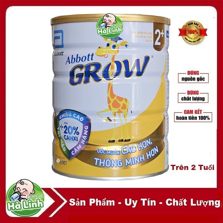 Sữa bột Abbott Grow 2+ thay thế Grow 4 900g [Date 2027]