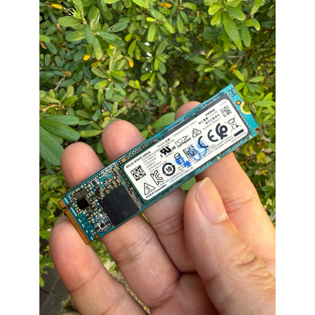 Ssd NVME Gen 3 512Gb sức khoẻ 59% chạy bình thường