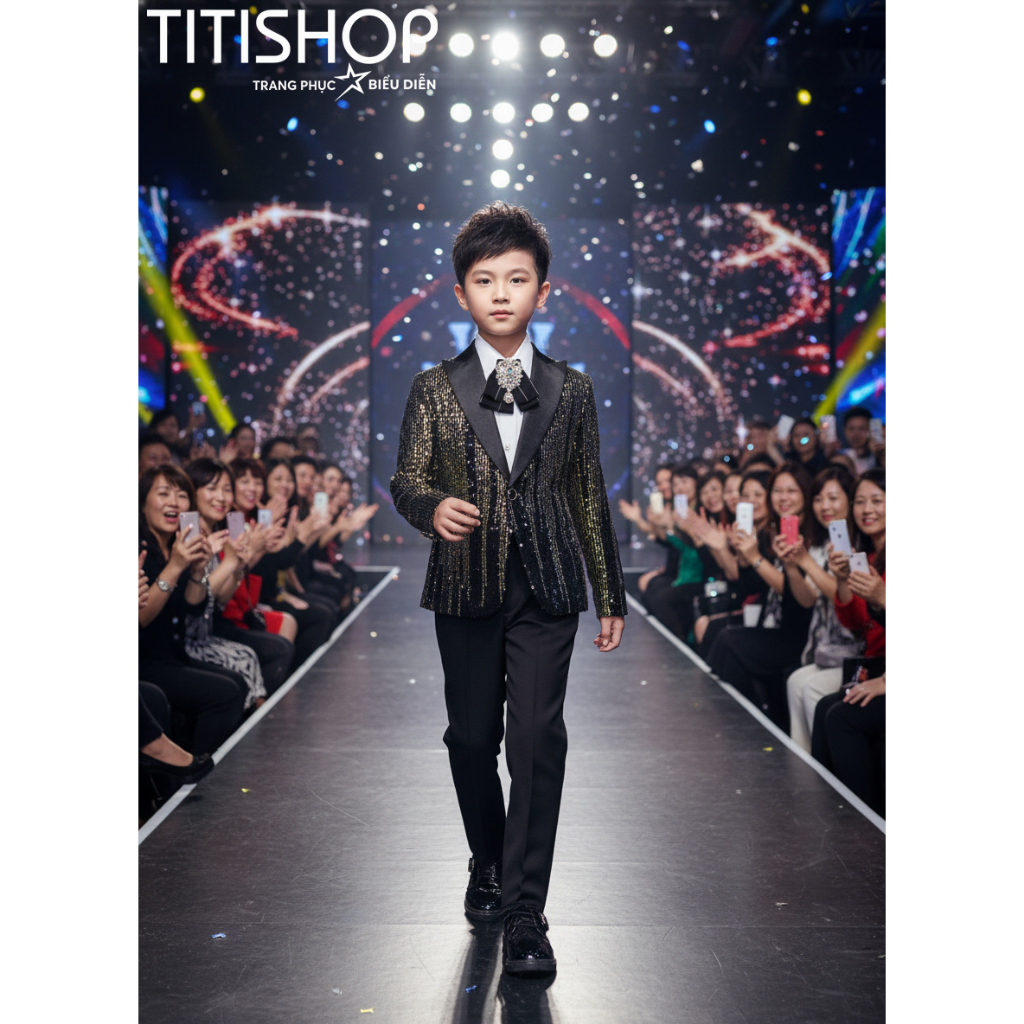 Vest Bé Trai . Vest trẻ em , Vest biểu diễn trẻ em , Vest dự tiệc bé trai DH121