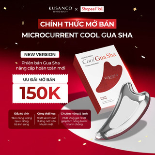  Dụng cụ Guasha Massage Mặt Microcurrent Cool Gua Sha KUSANCO – Thư Giãn & Chăm Sóc Da Mặt 