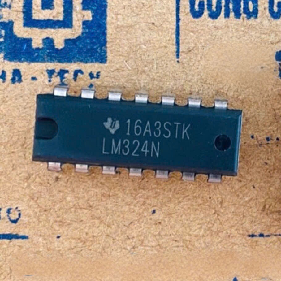 Linh Kiện Chuyên Dụng Opam - Khuếch Đại Thuật Toán Cắm LM324 LM324N 324 DIP-14 Mới Chính Hãng Texas 