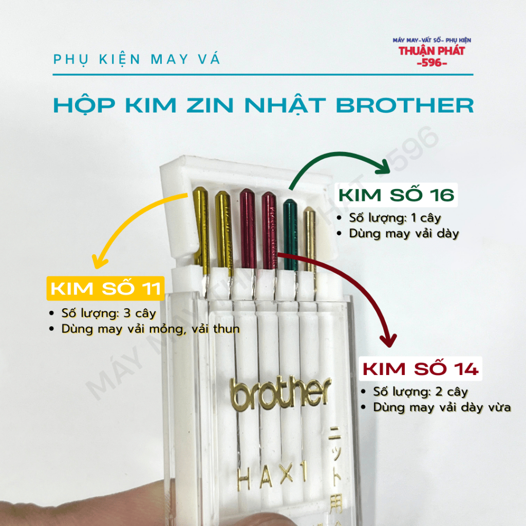 HỘP KIM ZIN MÁY MAY BROTHER