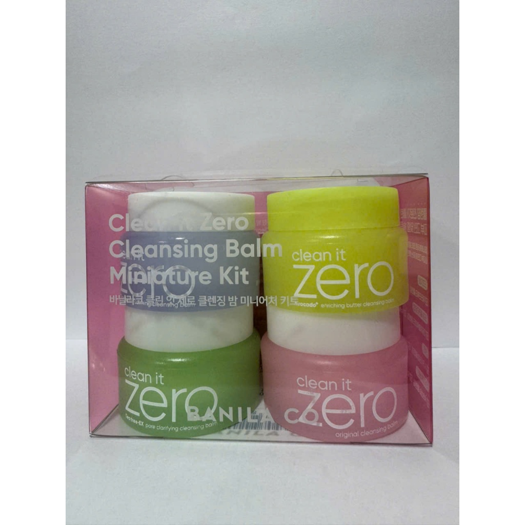 KIT sáp tẩy trang Banila Clean it Zero 4 hũ - BANILA CO Clean it Zero Cleansing Balm Miniature Kit