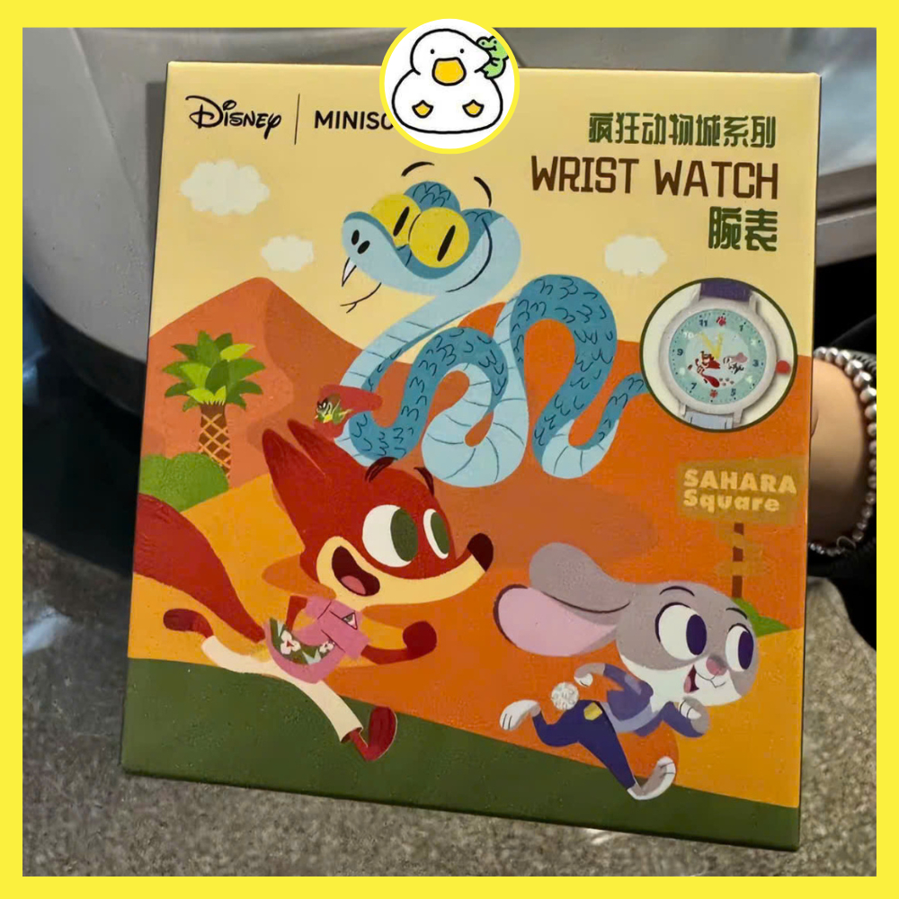Blindbox Wrist Watch Zootopia 2 Miniso - Đồng hồ Zootopia 2 Miniso x Disney