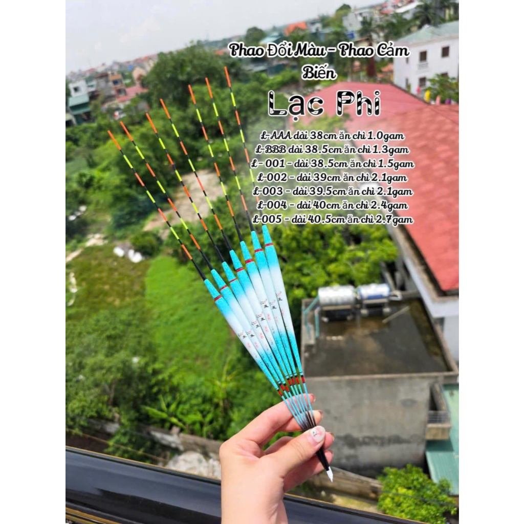 Phao Câu Cá Rô Đổi Màu - Phao Rô Cảm Biến - Lạc Phi