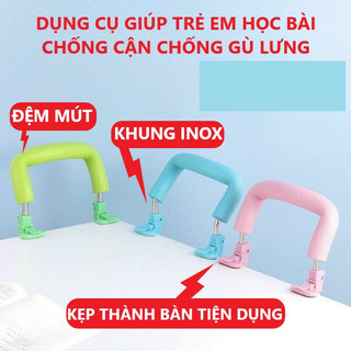 Kẹp sách để bàn chống cận bằng sắt. Giá để IPAD, giá để sách vở điện thoại Giúp tư thế học thoải mái