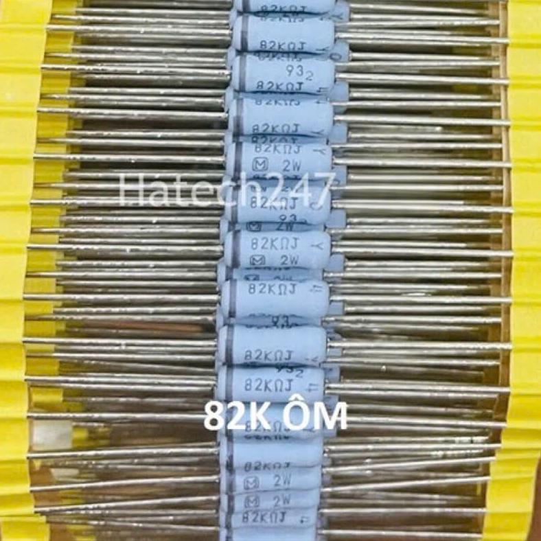 Điện trở cắm 2W 82K mới chính hãng Panasonic