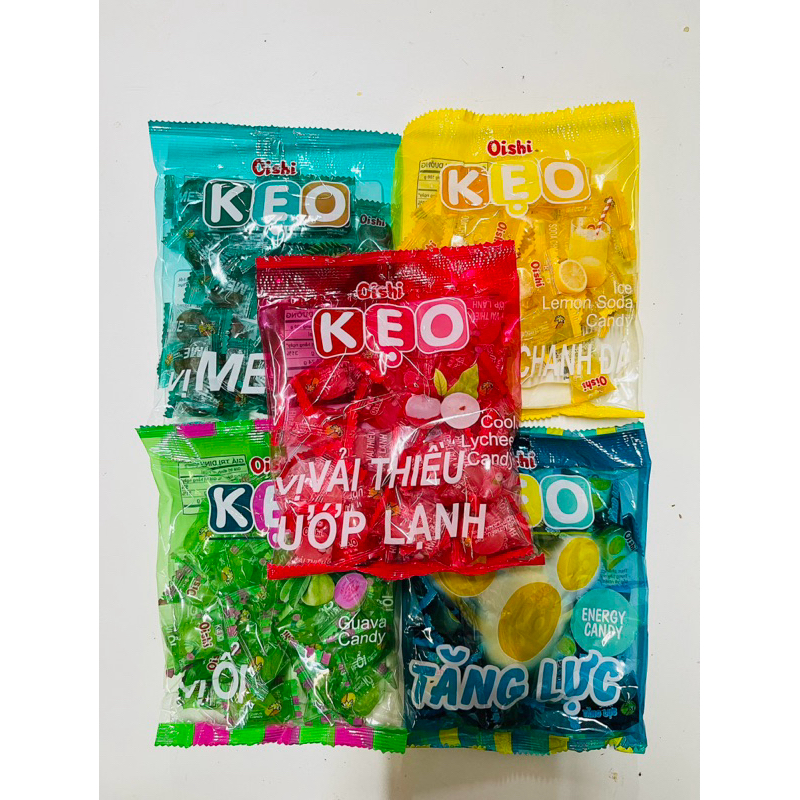 [Hàng mới về] Combo 10 Gói Kẹo Oishi Đủ vị Chính Hãng